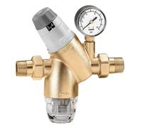 CALEFFI 535151 Régulateur de pression avec cartouche interchangeable et manomètre 3/4"