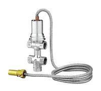 Caleffi 544400 Soupape de Sécurité Thermique 1/2 Pouce à Action Positive, avec Réinjection d'Eau Froide Incorporée