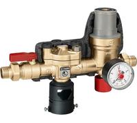 Caleffi 574 Robinetterie de remplissage automatique compacte avec séparateur de système de type BA 1/2