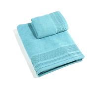 Caleffi 64414 - Paire 1 + 1 gim éponge 100% Coton avec Bord Teint en Fil 500 GR/m²