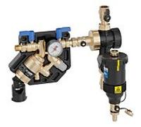 Caleffi Ba combinaison de remplissage DE4580010 2000 / 2 ", raccord séparateur de boues Ø 28mm, avec DIRTMAGPLUS
