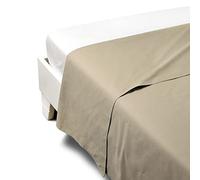 Caleffi Caleffi 1003495 Drap de Dessus, Percale, Naturel, lit Double, 1003495