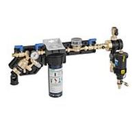 Caleffi Combinaison de remplissage BA Plus DE4580022 2000 / 2 ", raccord séparateur de boues Ø 28mm, avec DIRTMAGPLUS