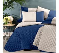 Caleffi - Couvre Lit et Plaid Canape en 100% Coton - Couverture Légère et Respirante, Idéale comme Dessus de Lit ou Jeté Canapé - Plaid Canape Grande Taille - Made In Italy