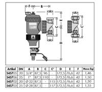 Caleffi DIRTMAGPRO® - Séparateur de boues 28mm avec double aimant