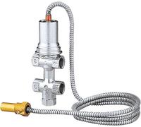 Caleffi 544400 Soupape de Sécurité Thermique 1/2 Pouce à Action Positive, avec Réinjection d'Eau Froide Incorporée