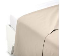 Caleffi Drap de Dessus Coton Uni Ivoire Carré et Demi en Coton - 01017