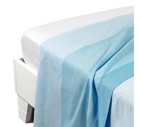 Caleffi - Drap de lit 100% Coton Moderne pour lit Double Anis