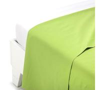 Caleffi - Drap de lit en Coton uni Couleur Unie Simple Menthe