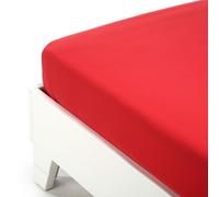 Caleffi - Drap Housse Coton - Drap Doux, Respirant et Durable, Lavable, disponible en 90x200, 130x200 et 180x200 cm - Linge de Lit