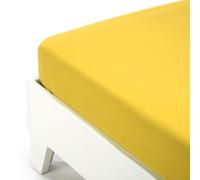 Caleffi - Drap Housse Coton - Drap Doux, Respirant et Durable, Lavable, disponible en 90x200, 130x200 et 180x200 cm - Linge de Lit