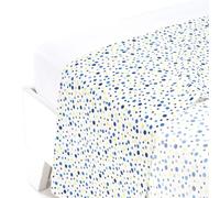 Caleffi - Drap Plat Coton - Drap Plat 2 Personnes - Drap Plat 1 Personne - Drap Supérieur Doux, Respirant et Confortable, Disponible en Plusieurs Tailles