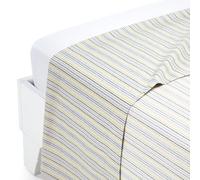 Caleffi - Drap Plat Coton - Drap Plat 2 Personnes - Drap Plat 1 Personne - Drap Supérieur Doux, Respirant et Confortable, Disponible en Plusieurs Tailles