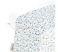 Caleffi - Drap Plat Coton - Drap Plat 2 Personnes - Drap Plat 1 Personne - Drap Supérieur Doux, Respirant et Confortable, Disponible en Plusieurs Tailles