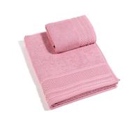 Caleffi Gim 76369 Serviette avec invité en Coton Rose
