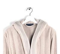 Caleffi Gim Peignoir à Capuche, Coton, 212 Crema, XS