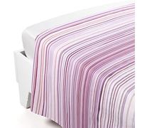 Caleffi Grafismi Drap de Dessus, Coton, cyclamine, Double