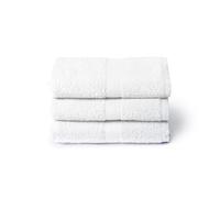 Caleffi Grande Serviette de Bain 3 x 55 x 105 cm, Set de Bain 100% Coton, Doux et absorbants, idéal pour Salle de Bain, Visage et Usage Quotidien, Serviette de Douche de Haute qualité, Grande