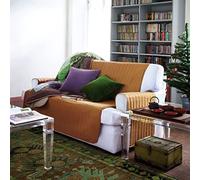 Caleffi - Housse Canapé - Housse Fauteuil - Protege Canape élastique et Ajustable, Doux et Résistant - Housse Canape en Coton, Polyester et Elasthanne - Lavable en Machine, Ne Se Repasse Pas