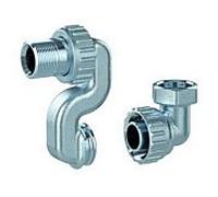 Caleffi Kit de connexion à vis excentrique Dirtmagslim F0000117 Technopolymère, pour Schlammabscheider