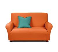 Caleffi Magic 55634 Housse de canapé élastique en Coton, Orange, 1 Place, 1 Place,
