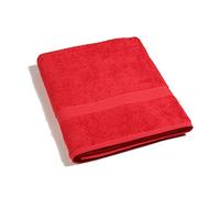 Caleffi Minorca Serviette de Bain, Coton, Rouge, Standard
