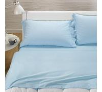 Caleffi - Parure de lit avec Housse de Couette 100% Coton - 2 Taies d’Oreiller 50x80 cm, Linge de Lit Confortable et Elégant - Housses de Couettes Pour 1 Personne ou 2 Personnes