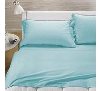 Caleffi - Parure de lit avec Housse de Couette 100% Coton - 2 Taies d’Oreiller 50x80 cm, Linge de Lit Confortable et Elégant - Housses de Couettes Pour 1 Personne ou 2 Personnes