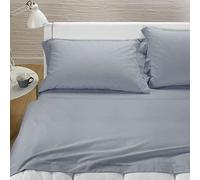 Caleffi - Parure de lit avec Housse de Couette 100% Coton - 2 Taies d’Oreiller 50x80 cm, Linge de Lit Confortable et Elégant - Housses de Couettes Pour 1 Personne ou 2 Personnes