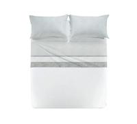 Caleffi - Parure de lit avec Housse de Couette 100% Coton - 2 Taies d’Oreiller 50x80 cm, Linge de Lit Confortable et Elégant - Housses de Couettes Pour 1 Personne ou 2 Personnes