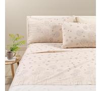 Caleffi - Parure de lit Double avec draps Doubles 100% Coton, 240 x 280, Drap Housse 180 x 200 cm, 2 taies d'oreiller pour lit 50 x 80 cm