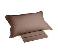 Caleffi - Parure de lit avec Housse de Couette 100% Coton - 2 Taies d’Oreiller 50x80 cm, Linge de Lit Confortable et Elégant - Housses de Couettes Pour 1 Personne ou 2 Personnes