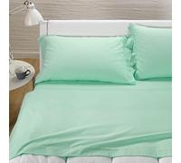 Caleffi - Parure de lit avec Housse de Couette 100% Coton - 2 Taies d’Oreiller 50x80 cm, Linge de Lit Confortable et Elégant - Housses de Couettes Pour 1 Personne ou 2 Personnes