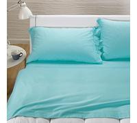 Caleffi - Parure de lit avec Housse de Couette 100% Coton - 2 Taies d’Oreiller 50x80 cm, Linge de Lit Confortable et Elégant - Housses de Couettes Pour 1 Personne ou 2 Personnes