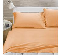 Caleffi - Parure de lit avec Housse de Couette 100% Coton - 2 Taies d’Oreiller 50x80 cm, Linge de Lit Confortable et Elégant - Housses de Couettes Pour 1 Personne ou 2 Personnes