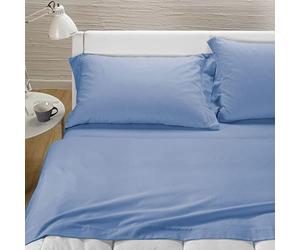 Caleffi - Parure de lit avec Housse de Couette 100% Coton - 2 Taies d’Oreiller 50x80 cm, Linge de Lit Confortable et Elégant - Housses de Couettes Pour 1 Personne ou 2 Personnes