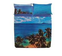 Caleffi Parure de lit double Rêves de voyage Emerald Waters