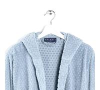 Caleffi - Peignoir Bain Homme et Femme en 100% coton, doux, absorbant et respirant, avec capuche, ceinture et poches - Parfait pour la salle de bain, le spa ou le sauna - Robe Chambre Femme
