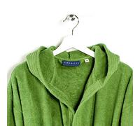Caleffi - Peignoir Bain Homme et Femme en 100% coton, doux, absorbant et respirant, avec capuche, ceinture et poches - Parfait pour la salle de bain, le spa ou le sauna - Robe Chambre Femme