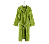 Caleffi - Peignoir Bain Homme et Femme en 100% coton, doux, absorbant et respirant, avec capuche, ceinture et poches - Parfait pour la salle de bain, le spa ou le sauna - Robe Chambre Femme
