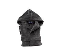 Caleffi - Peignoir Bain Homme et Femme en 100% coton, doux, absorbant et respirant, avec capuche, ceinture et poches - Parfait pour la salle de bain, le spa ou le sauna - Robe Chambre Femme