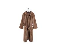 Caleffi - Peignoir Bain Homme et Femme en 100% coton, doux, absorbant et respirant, avec capuche, ceinture et poches - Parfait pour la salle de bain, le spa ou le sauna - Robe Chambre Femme