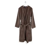 Caleffi - Peignoir Bain Homme et Femme en 100% coton, doux, absorbant et respirant, avec capuche, ceinture et poches - Parfait pour la salle de bain, le spa ou le sauna - Robe Chambre Femme