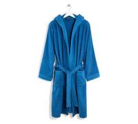 Caleffi - Peignoir Bain Homme et Femme en 100% coton, doux, absorbant et respirant, avec capuche, ceinture et poches - Parfait pour la salle de bain, le spa ou le sauna - Robe Chambre Femme