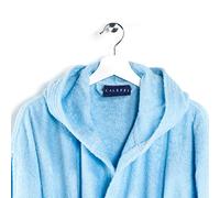 Caleffi - Peignoir Bain Homme et Femme en 100% coton, doux, absorbant et respirant, avec capuche, ceinture et poches - Parfait pour la salle de bain, le spa ou le sauna - Robe Chambre Femme