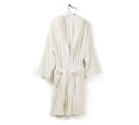 Caleffi - Peignoir Bain Homme et Femme en 100% coton, doux, absorbant et respirant, avec capuche, ceinture et poches - Parfait pour la salle de bain, le spa ou le sauna - Robe Chambre Femme