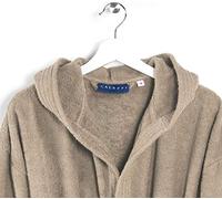 Caleffi - Peignoir Bain Homme et Femme en 100% coton, doux, absorbant et respirant, avec capuche, ceinture et poches - Parfait pour la salle de bain, le spa ou le sauna - Robe Chambre Femme