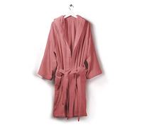 Caleffi - Peignoir Bain Homme et Femme en 100% coton, doux, absorbant et respirant, avec capuche, ceinture et poches - Parfait pour la salle de bain, le spa ou le sauna - Robe Chambre Femme
