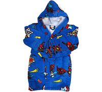Caleffi Peignoir en coton Spider-Man Power bleu taille 8 ans