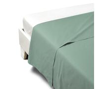 Caleffi Percalle Drap Supérieur, Percale, Jade, Double, 1003505